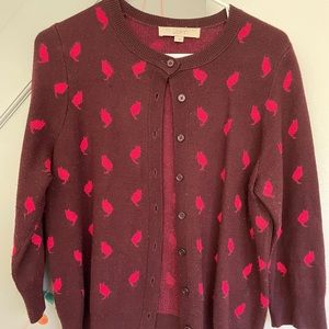 Cute cat cardigan from LOFT